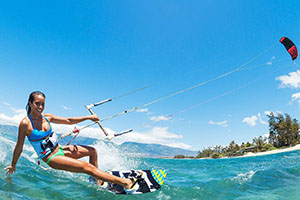 Kitesurfing in Kalpitiya